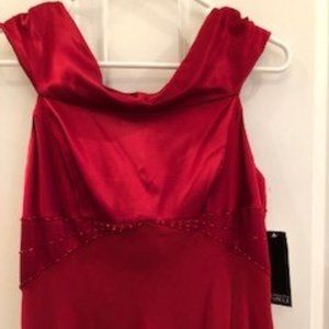 Red Adrianna Papell Cocktail, Party or Wedding Dress